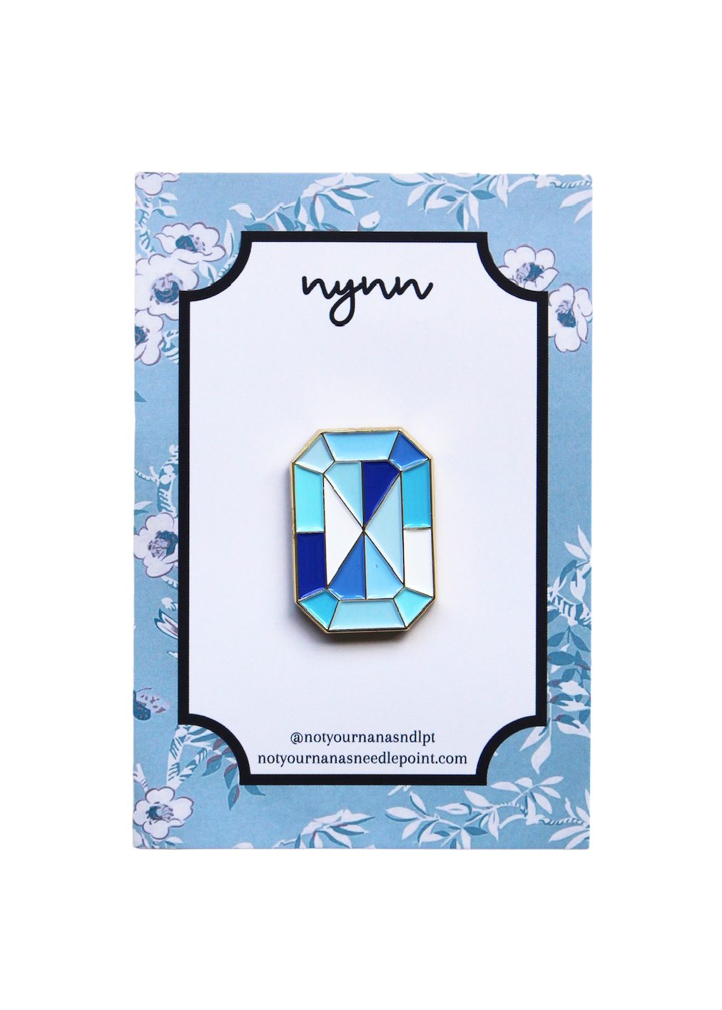 Sea Glass Gemstone Needle Minder