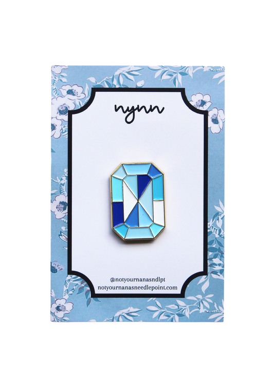Sea Glass Gemstone Needle Minder
