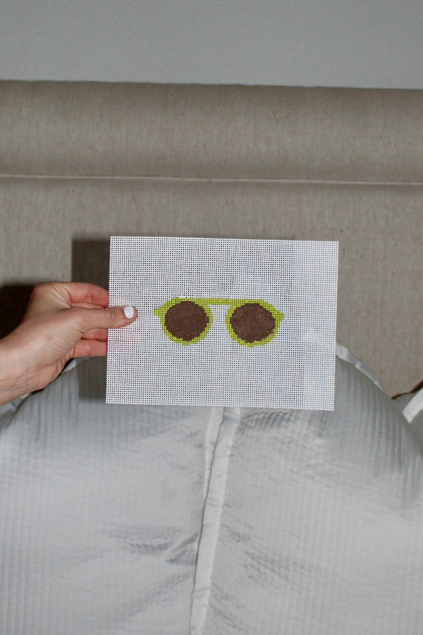 Lime Round Sunnies