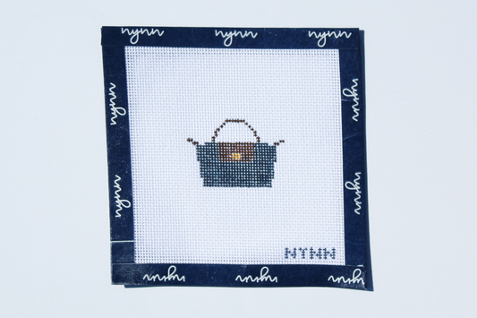 The Mini Navy Clutch Charm